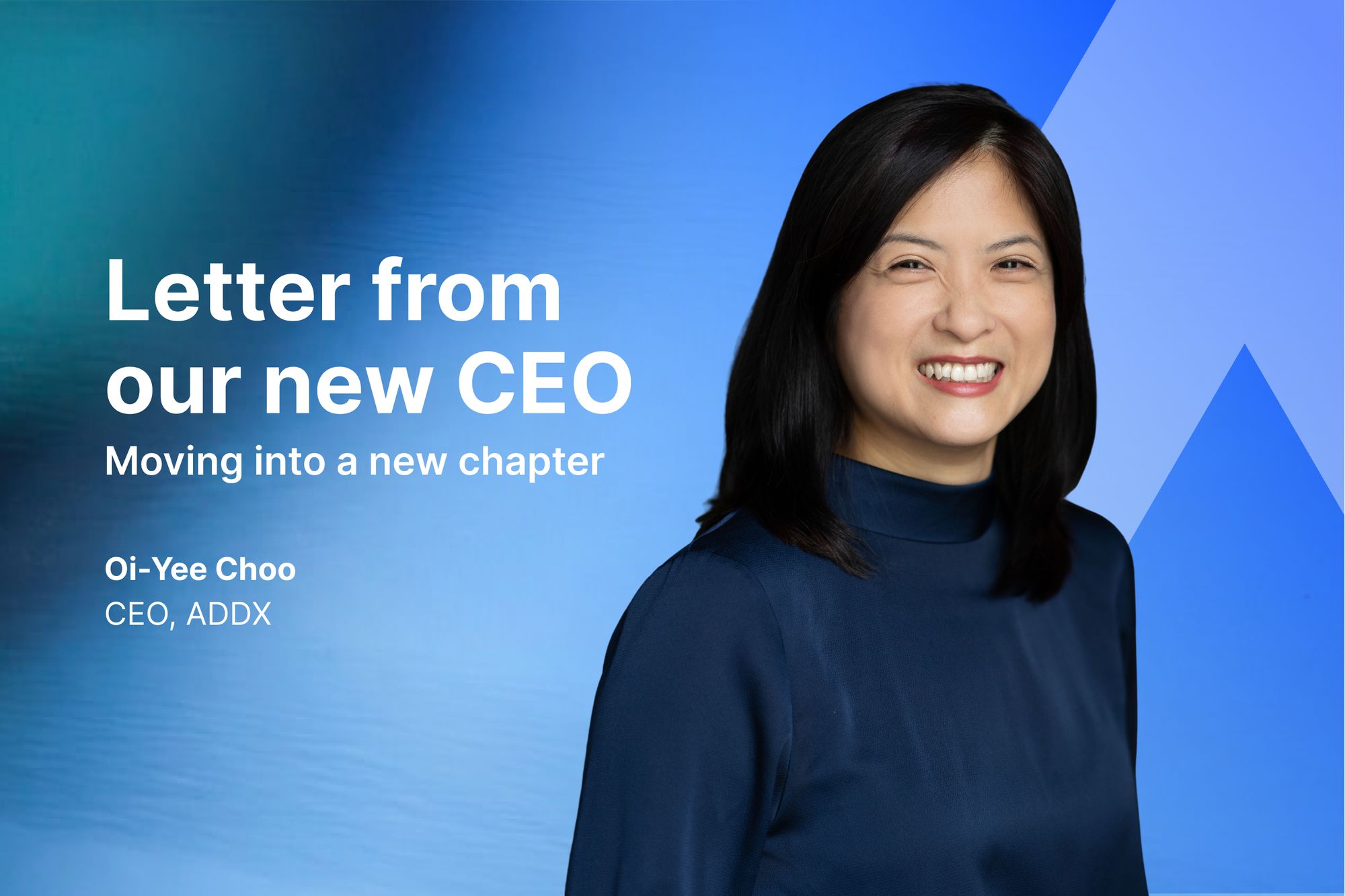 Letter from our new CEO